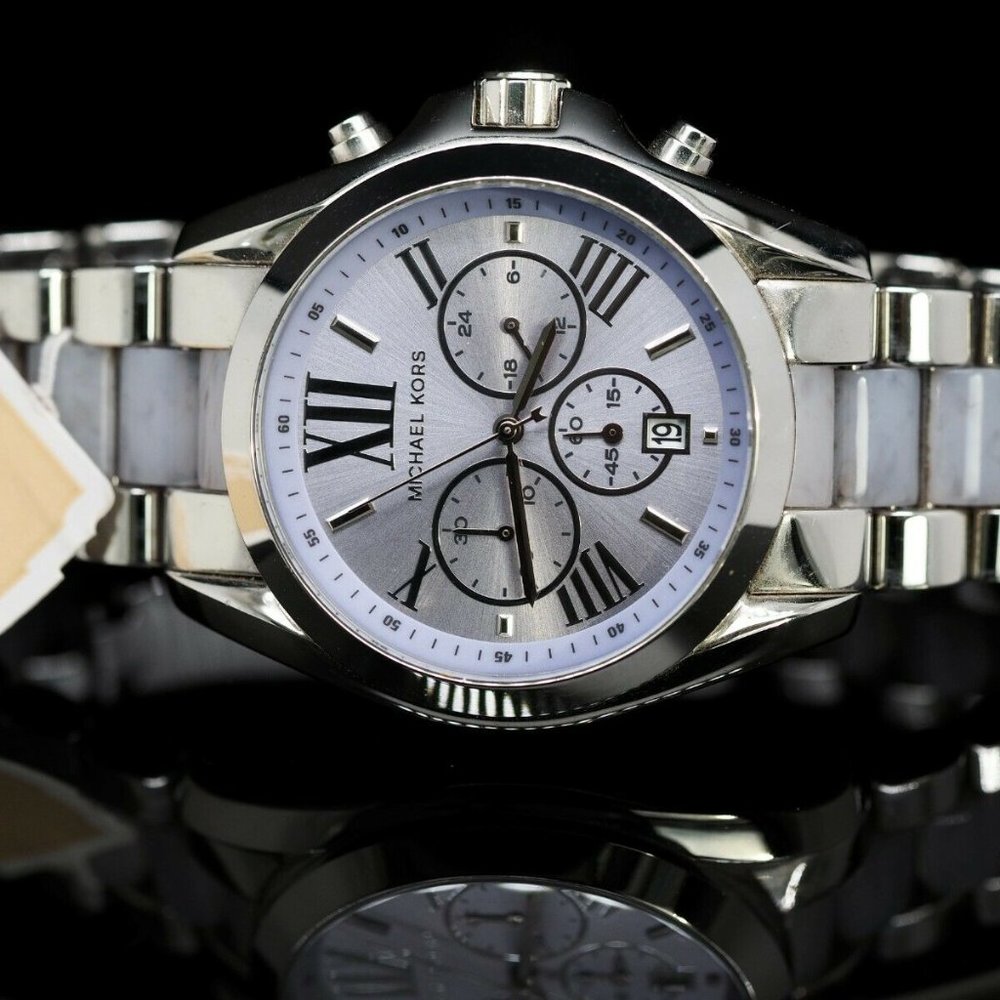 Michael Kors Purple Dial Chrono Woman's Watch